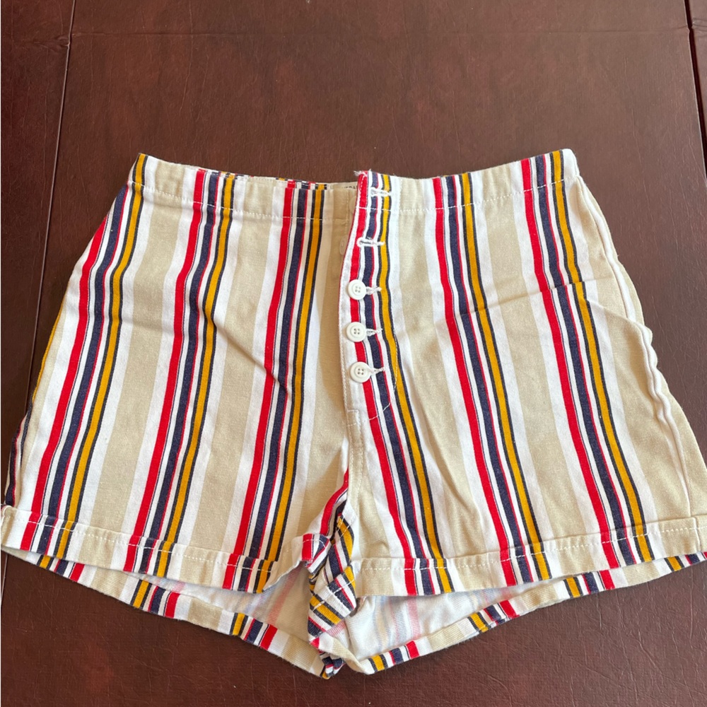 Urban outfitters striped shorts size 2